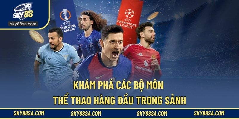 Khám phá các bộ môn thể thao hàng đầu trong sảnh